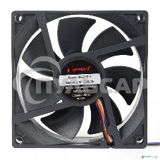 Вентилятор для корпуса Gembird 92x92x25, гидродинамический, 4 pin, провод 30 см (D9225HM-4)