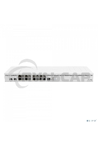 Маршрутизатор CCR2004-16G-2S+ Cloud Core Router 2004-16G-2S+ with Annapurna Labs Alpine v2 CPU with 4x ARMv8-A Cortex-A57 cores running at 1.7GHz, 4Gb of DDR4 RAM, 128MB NAND storage, 16 x Gbit LAN, 2x SFP+ ports, 1U rackmount case, Dual PSU, RouterOS L6