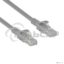 Патч-корд ExeGate UTP-RJ45-RJ45-5e-CU-3M-GY, UTP, cat.5e, 3м, медь, серый