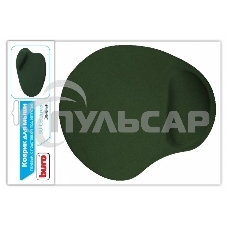Коврик BU-GEL/green Коврик для мыши гелевый, зеленый, 230х205х25, BURO