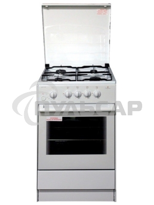 Плита газовая Darina 1B GM 441 005 W белый/черный, конфорок 4 шт, духовка 50 л, 50 см x 85 см x 51 см