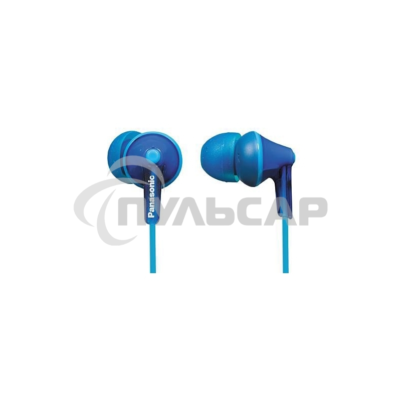 Наушники вкладыши Panasonic RP-HJE125E-A 1.1м синий проводные (в ушной раковине)