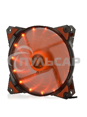 Вентилятор для корпуса Crown CMCF-12025S-1223 черный/оранжевый, 120 мм, 1650 об/мин, 28 дБ, 3 pin