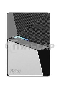 Внешний SSD Netac Z7S, 120 GB, USB 3.2 Gen 2 Type-C, R/W 550/480, черный