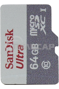 Флеш карта microSD 64GB SanDisk microSDXC Class 10 Ultra UHS-I A1 140MB/s