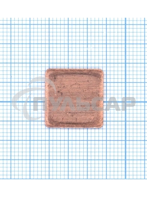 Медная термопрокладка 0.4 мм - 1шт.