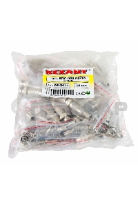 Разъем штекер BNC под пайку с пружиной металл (универсальный) Rexant