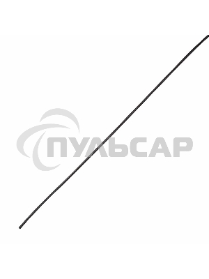 Термоусаживаемая трубка клеевая Rexant 6,0/1,5 мм, (4:1), черная, упаковка 10 шт. по 1 м