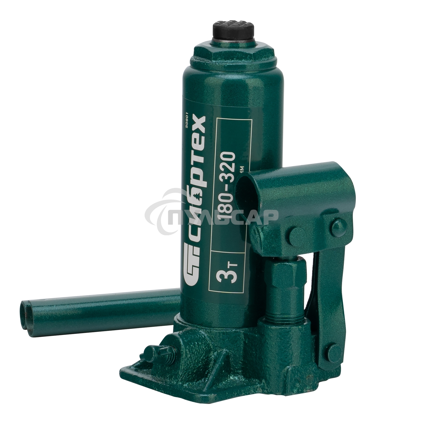 Домкрат гидравлический Сибртех бутылочный, 3т, 180-320мм