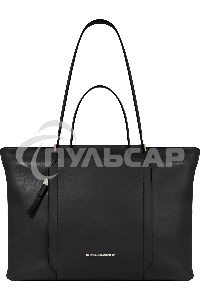 Деловая сумка женская с отделением для ноутбука Piquadro Circle BD3336W92/N, натур.кожа, черный