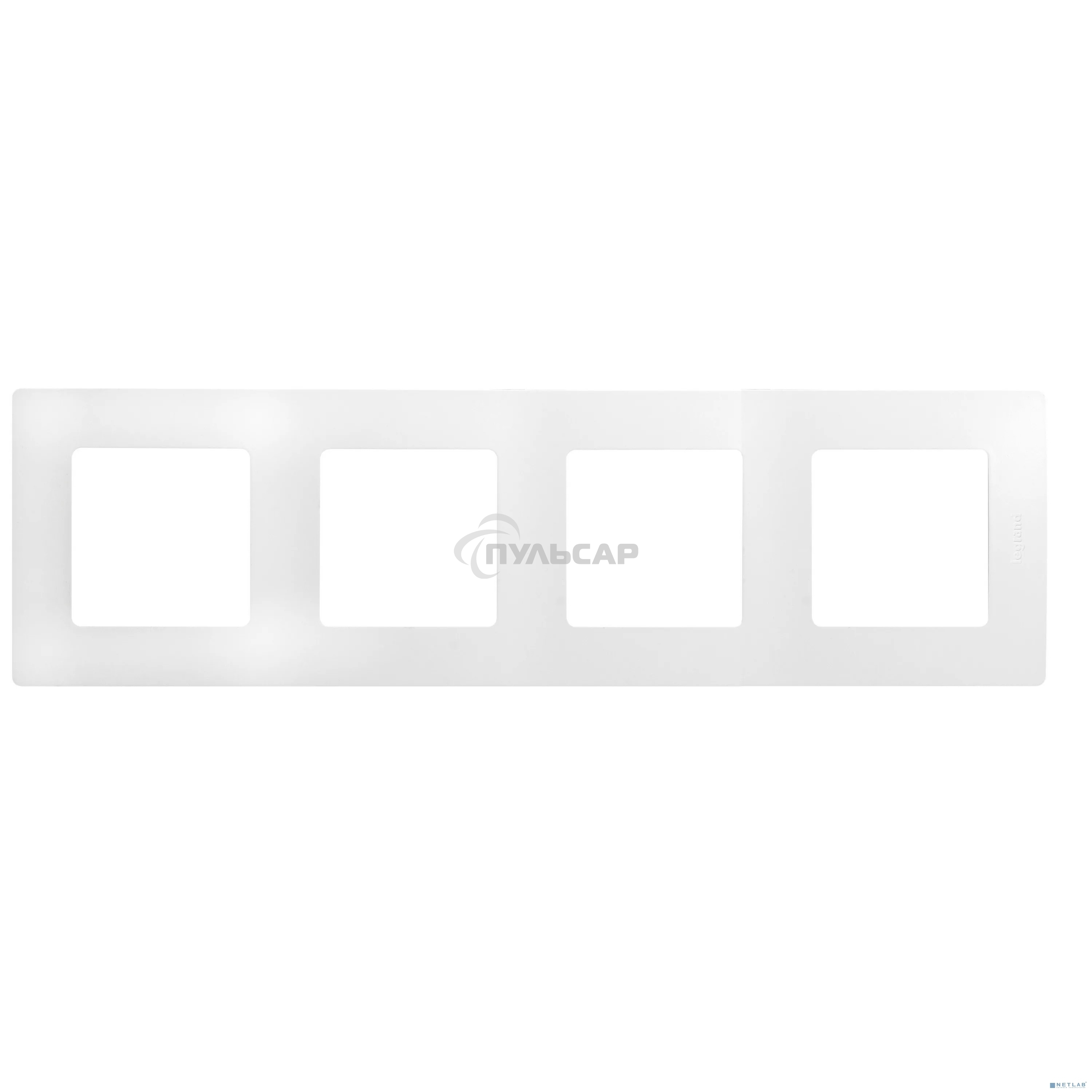 Рамка 4 поста, бел. ETIKA 