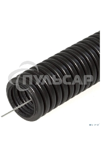 Труба гофрированная ПНД безгалогенная (HF) черная с/з д20 (100м/4800м уп/пал) PR.022051 Строитель