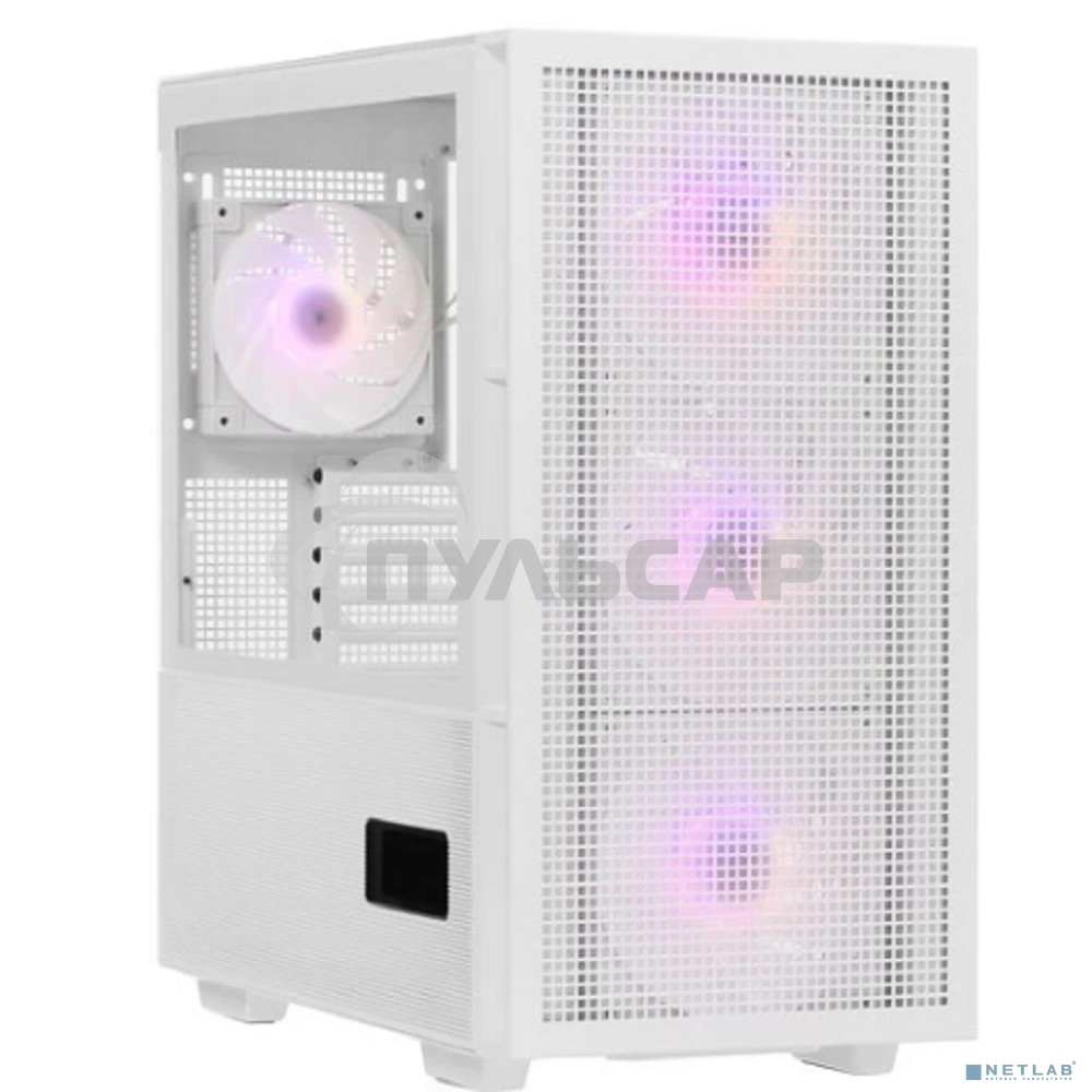 Компьютерный корпус Deepcool CH560 WH без БП, боковое окно (закаленное стекло)