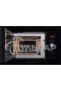 Микроволновая печь встраиваемая Kuppersberg HMW 625 B 20 л, High-Tech, 800 Вт, черный