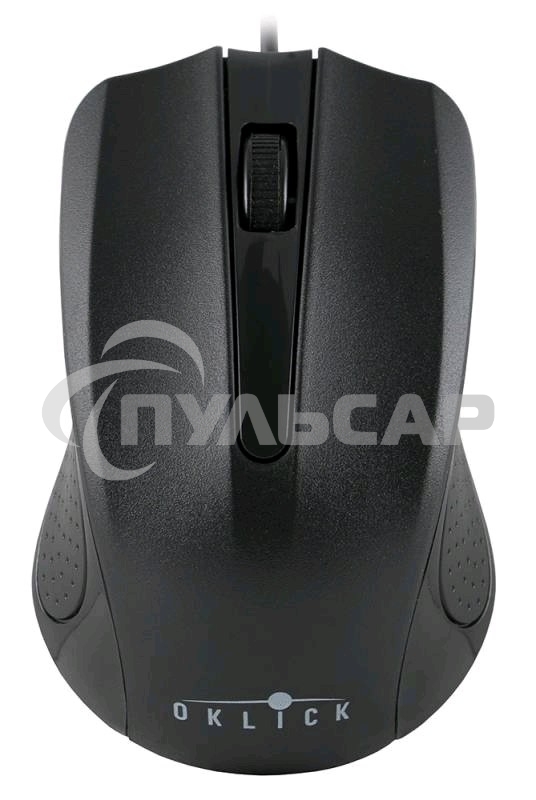 Мышь проводная Oklick 225M черный, 1200 dpi, USB, кнопки - 3