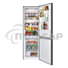 Холодильник Maunfeld MFF185SFSB черный мат. двухкамерный 211/104л морозилка снизу