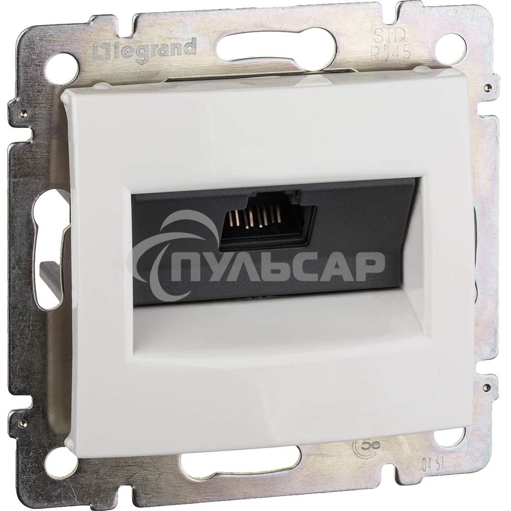 Компьютерная розетка Legrand Valena 774230, белая RJ45 5 кат UTP