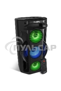 Колонка портативная Sven АС PS-680 черный 65W 1.0 BT