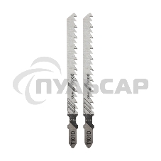 Пилка для электролобзика 100 мм 6 з/д 6-60 мм T101D (2 шт./уп.) (дерево) Kranz