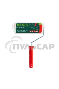 Валик Эмали, 180 мм, ворс 12 мм, D - 48 мм, D ручки - 6 мм, полиамид, полиакрил Сибртех