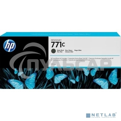 Картридж струйный HP №771C B6Y07A черный матовый для HP DJ Z6200 (775мл)