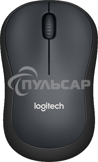 Мышь беспроводная Logitech M220 SILENT черный, 1000 dpi, радиоканал, USB, кнопки - 3