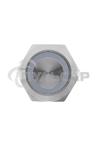 Кнопка антивандальная Ø 22 12 В Б/Фикс (5с) (ON)-OFF/(OFF)-ON подсв./зеленая Rexant