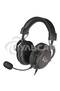 Игровые наушники SVEN AP-G999MV с микрофоном серый (50 мм, мини-джек (стерео) O 3,5 мм (4 pin))