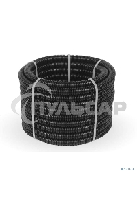 Труба гофрированная ПНД безгалогенная (HF) черная с/з д20 (100м/4800м уп/пал) PR.022051 Строитель