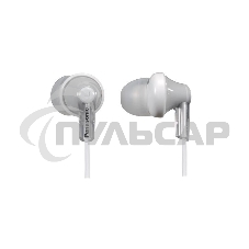 Наушники вкладыши Panasonic RP-HJE118GUS 1.1м серебристый проводные (в ушной раковине)