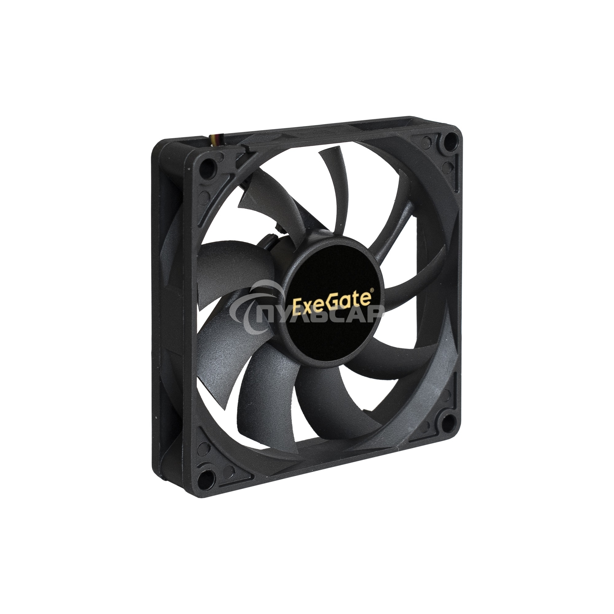 Вентилятор для корпуса ExeGate ExtraSilent ES08015S3P черный, 80 мм, 1600 об/мин, 16.5 дБ, 3 pin