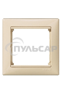 Рамка 1-м Valena горизонт. сл. кость (DIY-упак.) Leg 695631