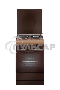 Плита электрическая Gefest 5140-01 0001 коричневый, конфорок 4 электрических, духовка 55 л, 50 см x 85 см x 58.5 см