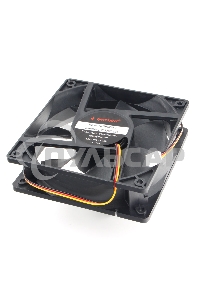 Вентилятор для корпуса Gembird 18661 черный, 120 мм, 2500 об/мин, 38.65 дБ, 3 pin