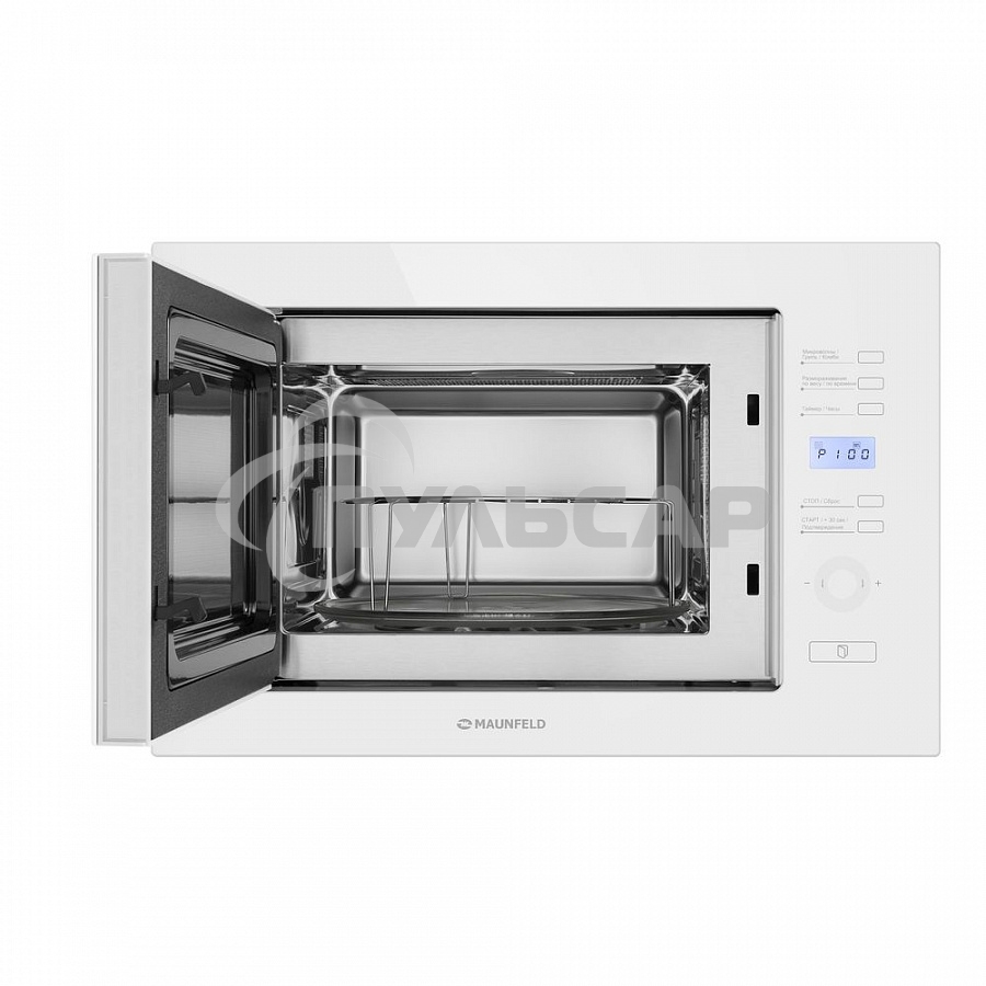 Микроволновая печь встраиваемая Maunfeld MBMO.25.7GW белый, 25 л, 900 Вт, переключатели - сенсор