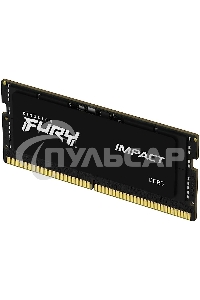 Оперативная память Kingston Fury Impact, DDR5, 32Gb (1x32Gb), 4800MHz, CL38 SO-DIMM