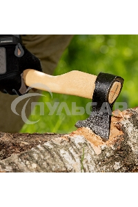 Топор Россия кованый в сборе Туристический, 630 900 гр, 400 мм 21666