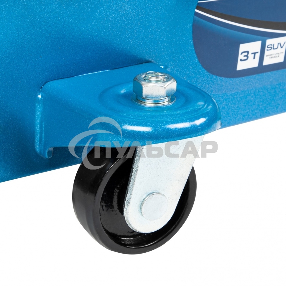 Домкрат гидравлический подкатной, высокий подъем, 3т SUV, 190-535 мм, в кейсе Stels