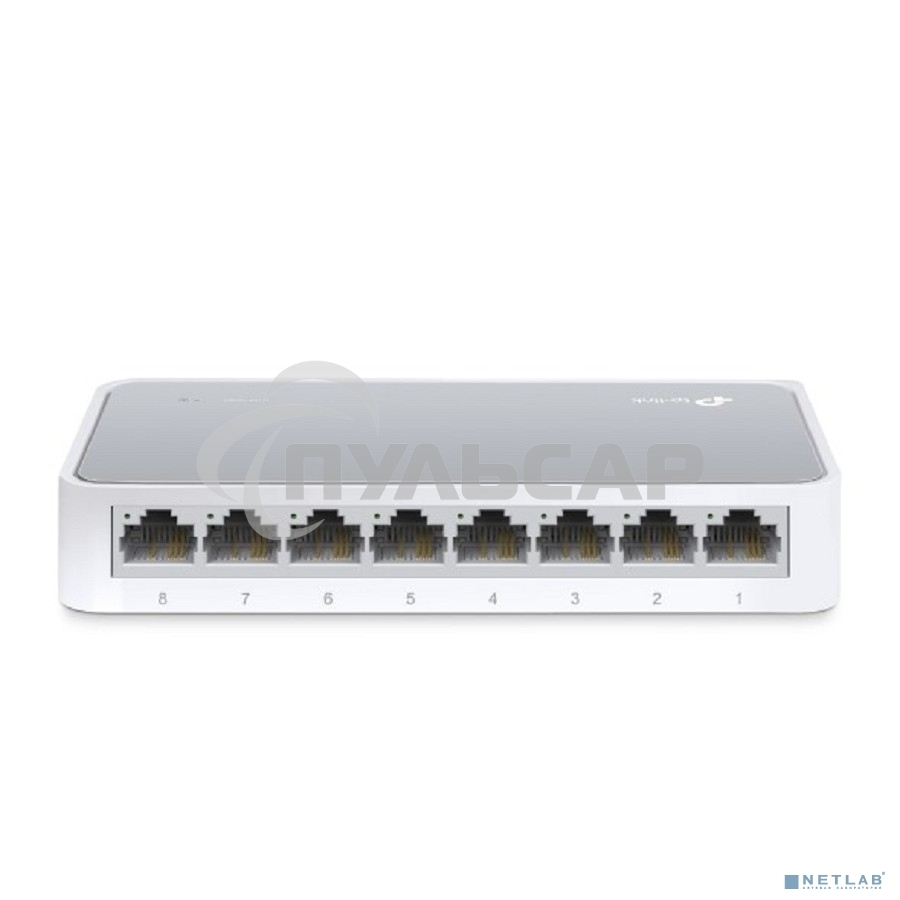 Коммутатор TP-Link SOHO TL-SF1008D Коммутатор 8-port 10/100M mini Desktop Switch, 8 10/100M RJ45 ports, Plastic case