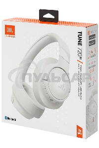 Гарнитура JBL Tune 720BT 1.2м беспроводные bluetooth оголовье белый