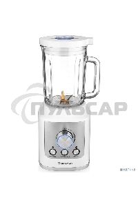 Блендер стационарный BRAYER, 1600 Вт, стекл., 1,8 л, 6 титан. ножей, импульс, колка льда BR1200WH