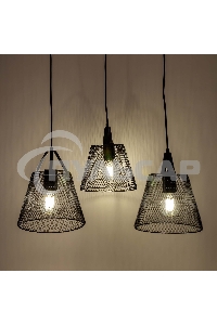 Светильник подвесной HIPER H155-2 3E2740Вт черный