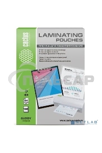 Пленка для ламинирования Cactus 75мкм A4 (100шт) глянцевая 216x303мм CS-LPGA475100