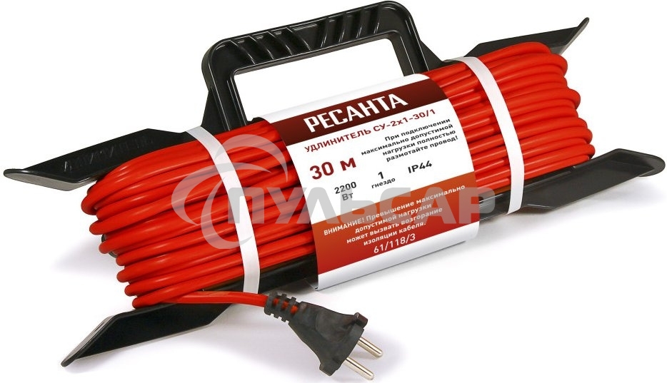 Удлинитель силовой на раме, СУ-2х1-30/1 (IP44) Ресанта