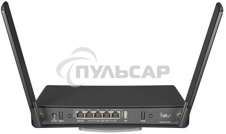 Беспроводной маршрутизатор MikroTik hAP ac3 with 4-core 716 MHz CPU, 256MB RAM, 5 x Gigabit LAN (PoE-out on port#5)