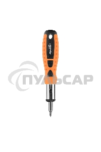 Отвертка реверсивная, биты, головки торцевые, 14шт., Sparta