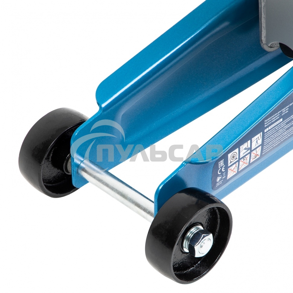 Домкрат гидравлический подкатной, высокий подъем, 3т SUV, 190-535 мм, в кейсе Stels