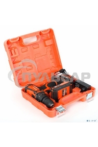 Дрель-шуруповерт Patriot BR 203UES, Аккумуляторная, 20В, 2 АКБ, Кейс