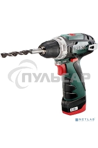 Дрель-шуруповерт Metabo PowerMaxx BS 600984000, Аккумуляторный, 10,8В, 2 АКБ
