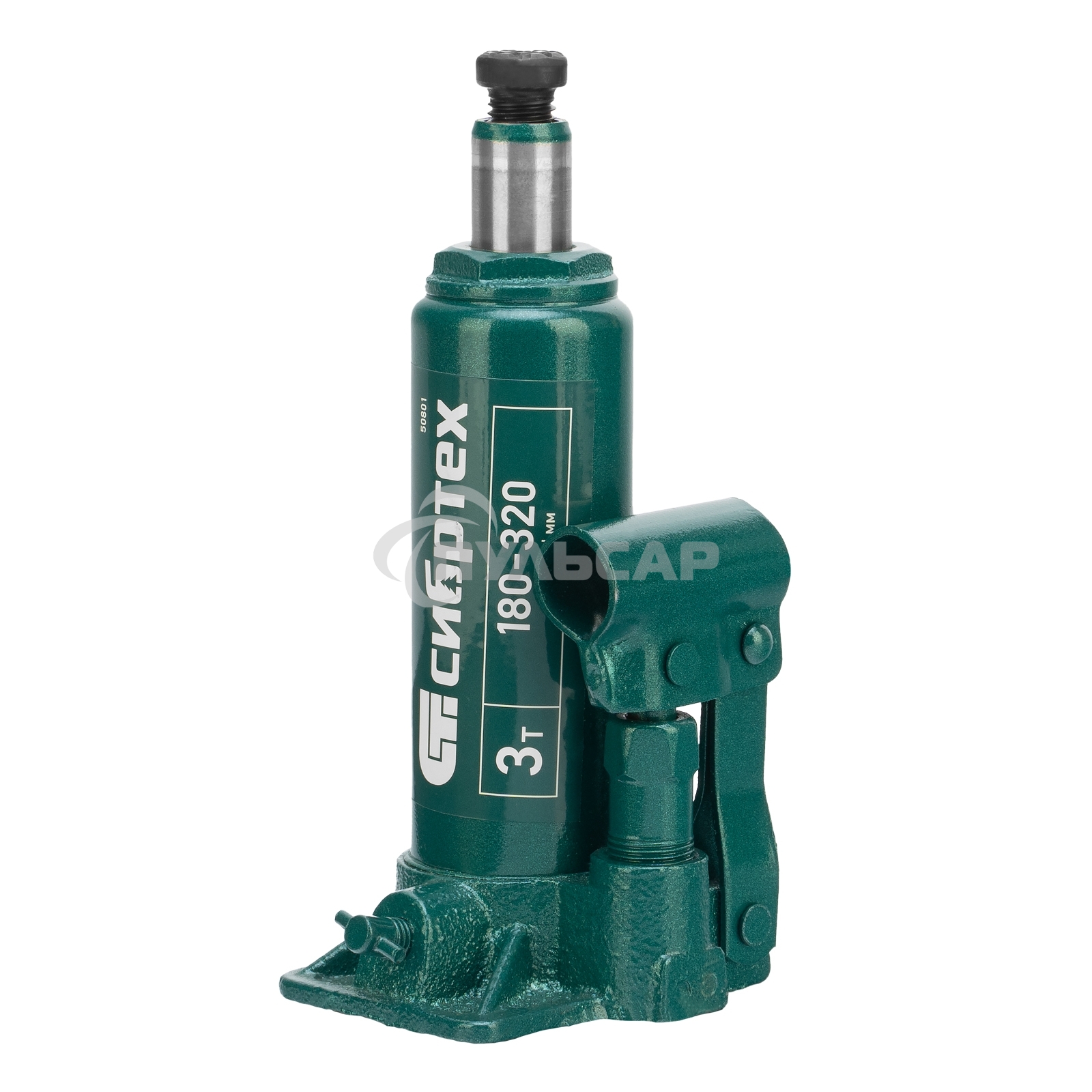 Домкрат гидравлический Сибртех бутылочный, 3т, 180-320мм